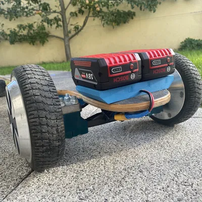Giá đỡ động cơ cho longboard sử dụng động cơ hoverboard