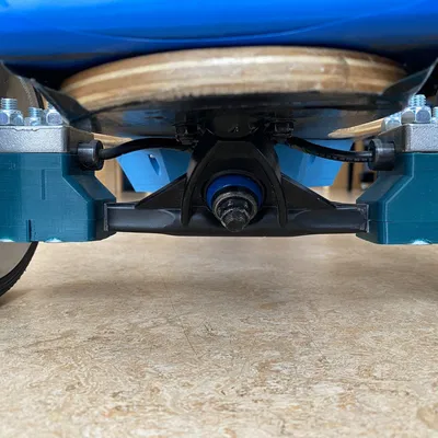 Giá đỡ động cơ cho longboard sử dụng động cơ hoverboard