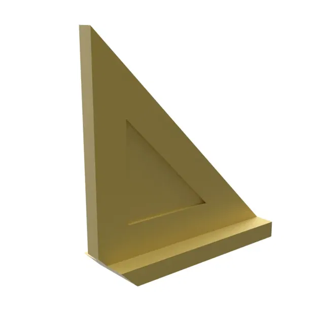 Thước vuông xây dựng 3 inch cho mô hình máy bay RC bằng bìa xốp - Image 1