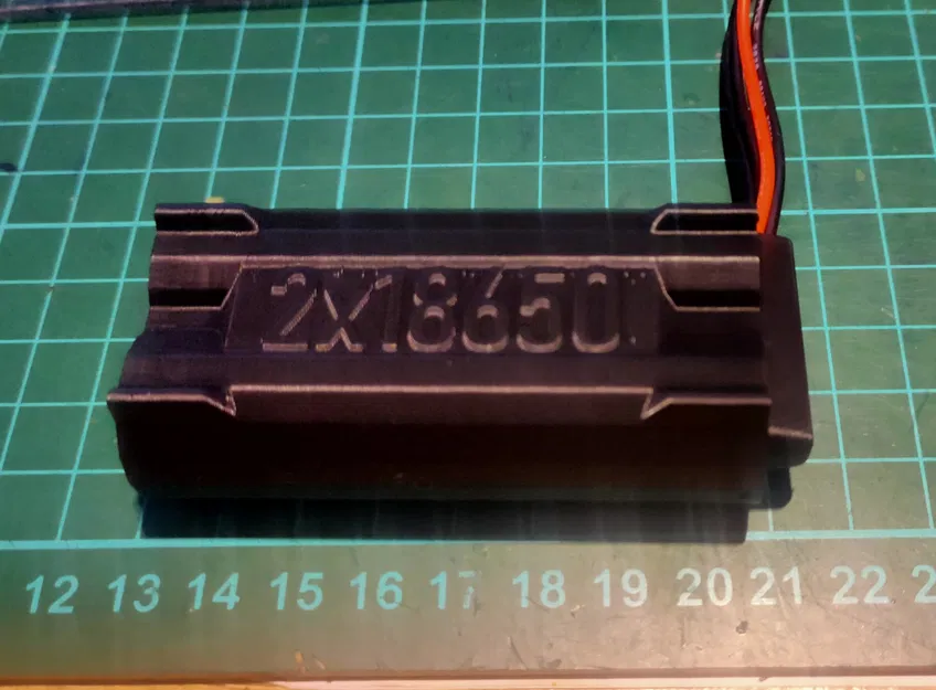 Hộp đơn giản cho 2 pin 18650 dùng cho kính FPV - Image 2