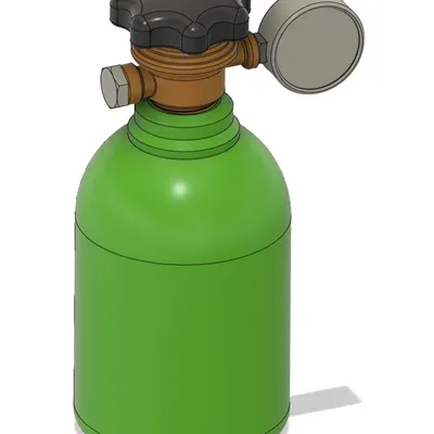 Két tiền tiết kiệm hình dạng bình gas