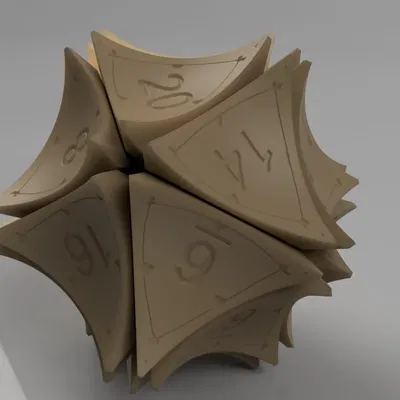 Mô hình D20 mô-đun lấy cảm hứng từ di vật bí ẩn trong Baldur...