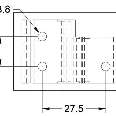 Giá đỡ V clip góc Wago 2 x 221-412 + 1 x 221-413
