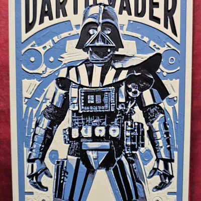 Bản thiết kế chi tiết Sith của nghệ thuật tường Darth Vader