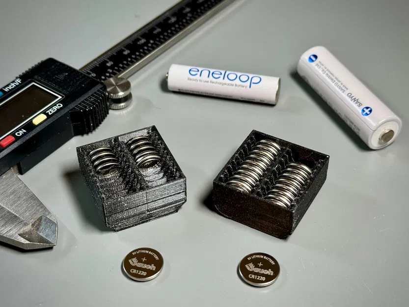 Giá đỡ pin đơn giản cho pin đồng xu CR1220 - Image 1