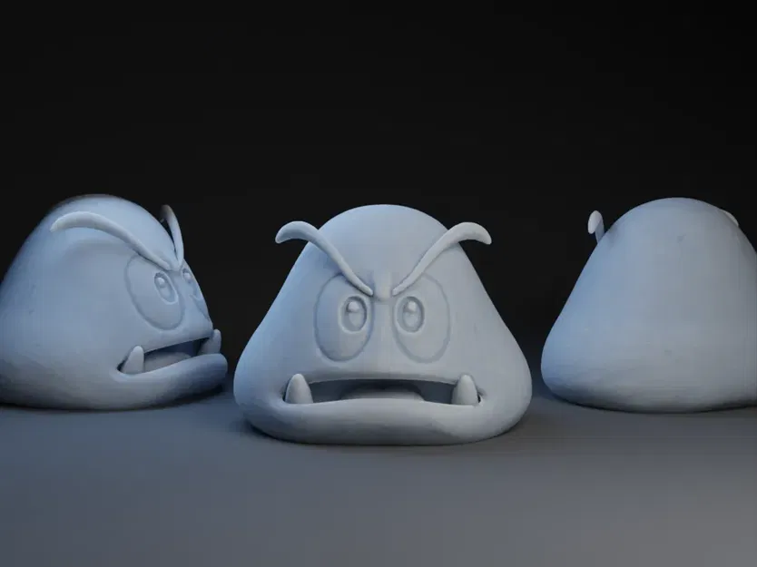 Đầu của nhân vật Goomba trong trò chơi Mario - Image 1