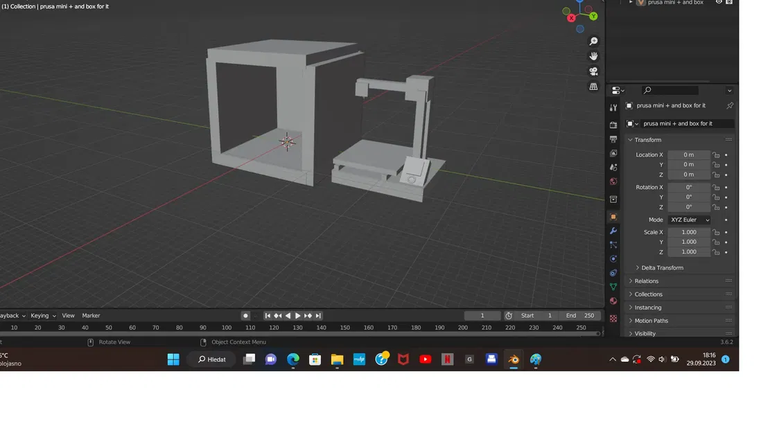 Mô hình hộp cho máy in 3D Prusa Mini - Image 1