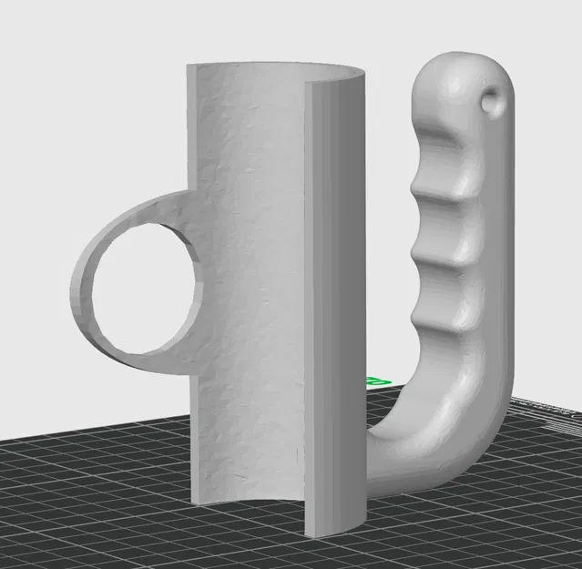 Cán cầm đơn giản cho CR Scan Lizard in ngược - Image 2