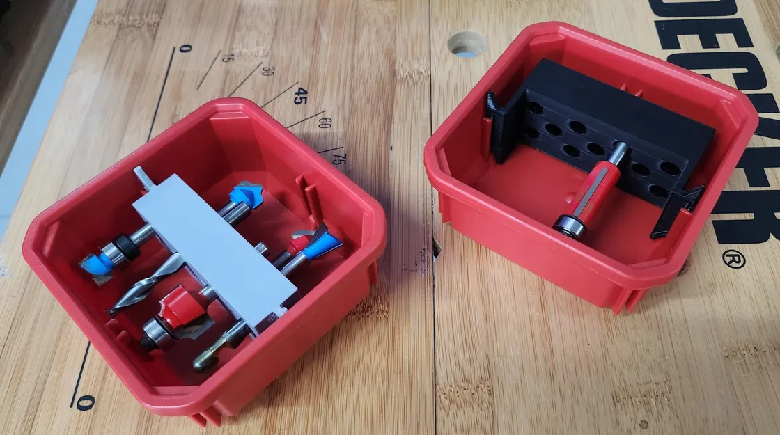 Giá đỡ lưu trữ bit router dài ¼" cho bộ tổ chức Packout - Image 1