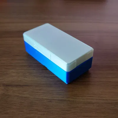 Hộp đựng thẻ SD 1x2 Gridfinity có nắp đậy