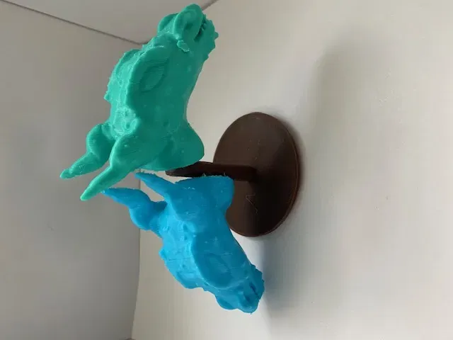 Giá đỡ đầu rồng trang trí 3D - Image 1