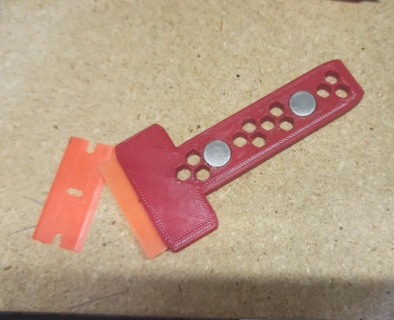 Cán dao cạo nhựa cho lưỡi cạo Scraperite - Image 1