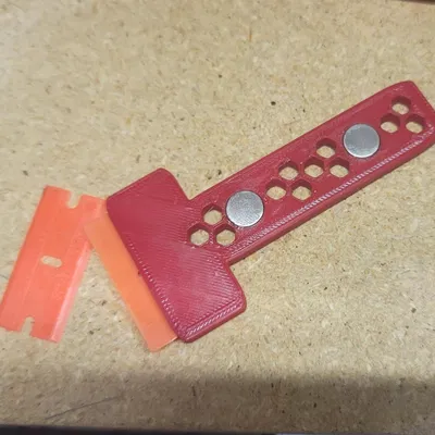 Cán dao cạo nhựa cho lưỡi cạo Scraperite