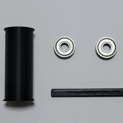 Bánh xe remix cho giá đỡ cuộn sử dụng bạc 608ZZ