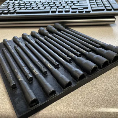 Công cụ vít đai ốc từ tính dài AKM