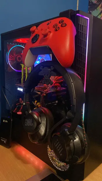 Giá đỡ tai nghe và điều khiển cho PC một khối - Image 1