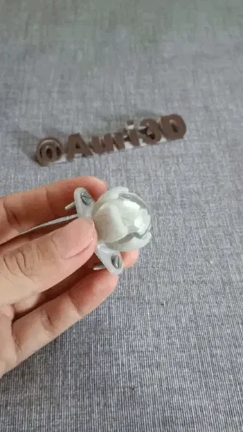 Bánh xe điên cho bi marbles đường kính 21-22 mm - Image 1