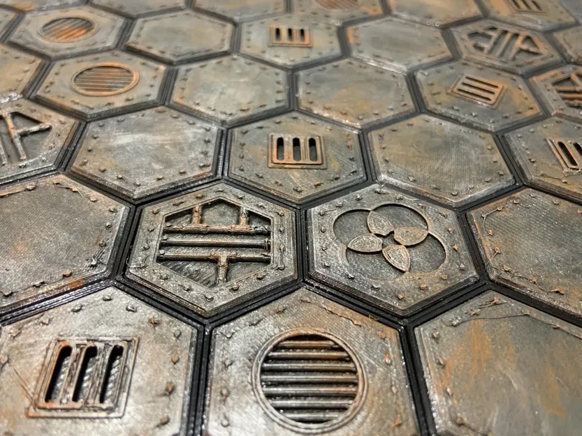 Gạch lát sàn kim loại cho hệ thống MagHex - Image 1