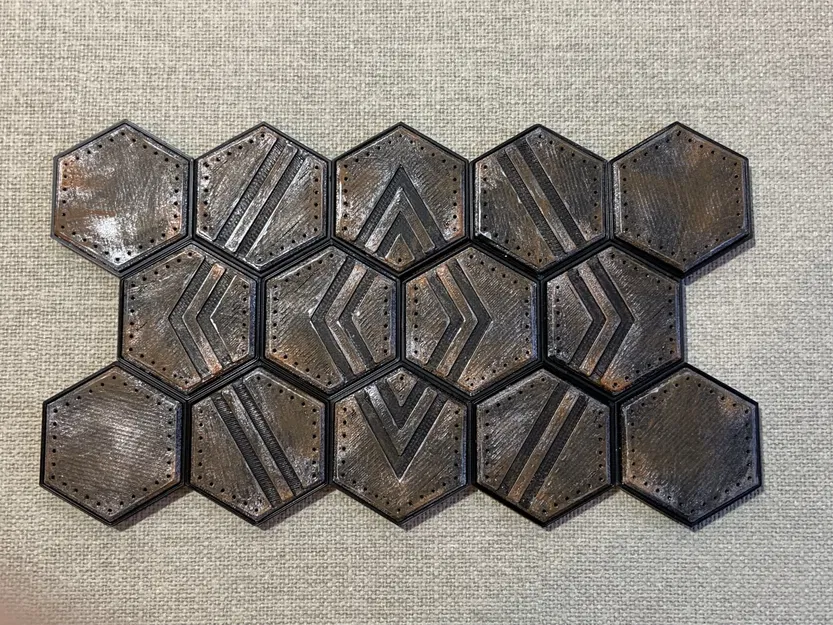 Gạch lát sàn kim loại cho hệ thống MagHex - Image 2