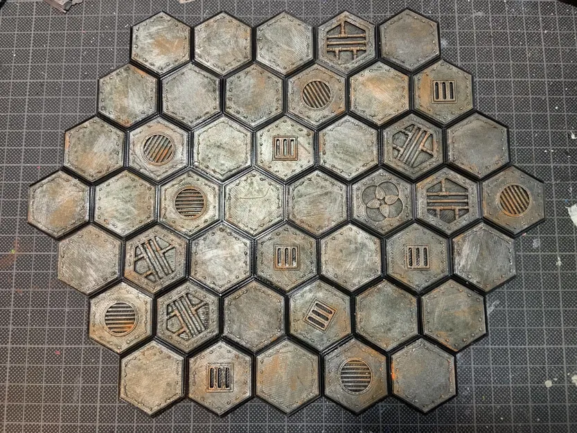 Gạch lát sàn kim loại cho hệ thống MagHex - Image 3