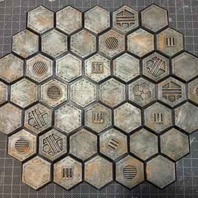 Gạch lát sàn kim loại cho hệ thống MagHex