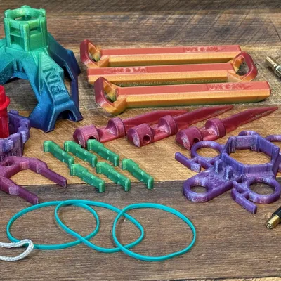 Bộ phóng tên lửa nước in 3D với thiết kế linh hoạt