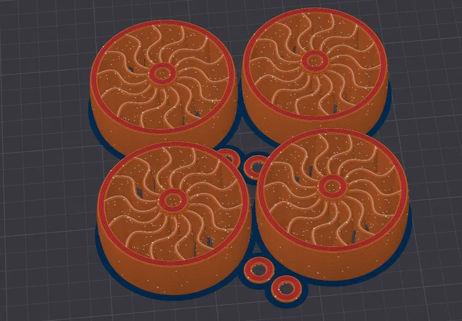 Bánh xe thay thế cho khay 200kg kích thước 75x30x6 - Image 2