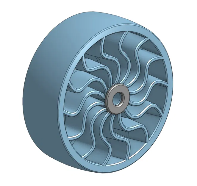 Bánh xe thay thế cho khay 200kg kích thước 75x30x6 - Image 3