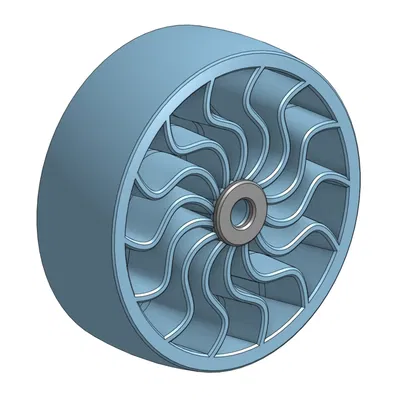 Bánh xe thay thế cho khay 200kg kích thước 75x30x6