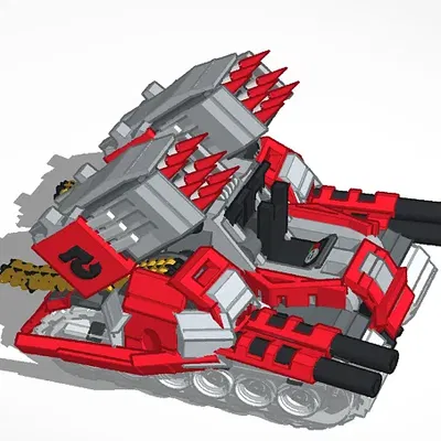 Xe tăng in tại chỗ năm 2045