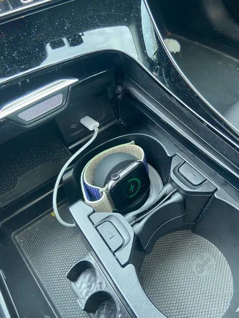 Giá đỡ sạc Apple Watch cho khay để cốc Mercedes C / GLC (2021+) - Image 4