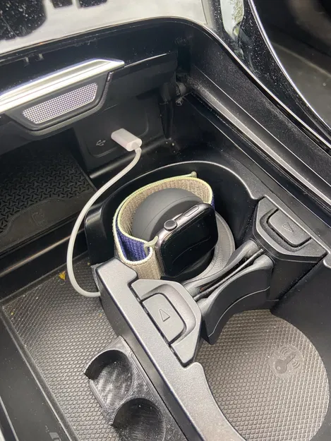 Giá đỡ sạc Apple Watch cho khay để cốc Mercedes C / GLC (2021+) - Image 5