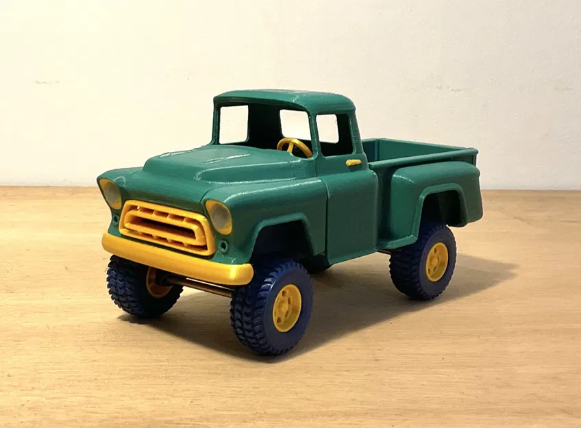 Xe tải Chevy 57' mô hình đồ chơi chi tiết - Image 1