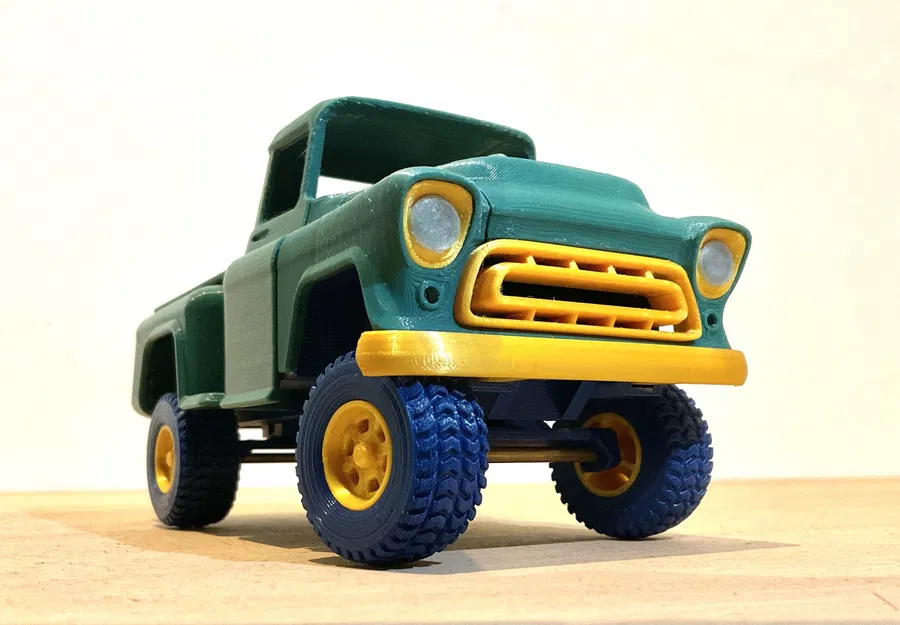 Xe tải Chevy 57' mô hình đồ chơi chi tiết - Image 2