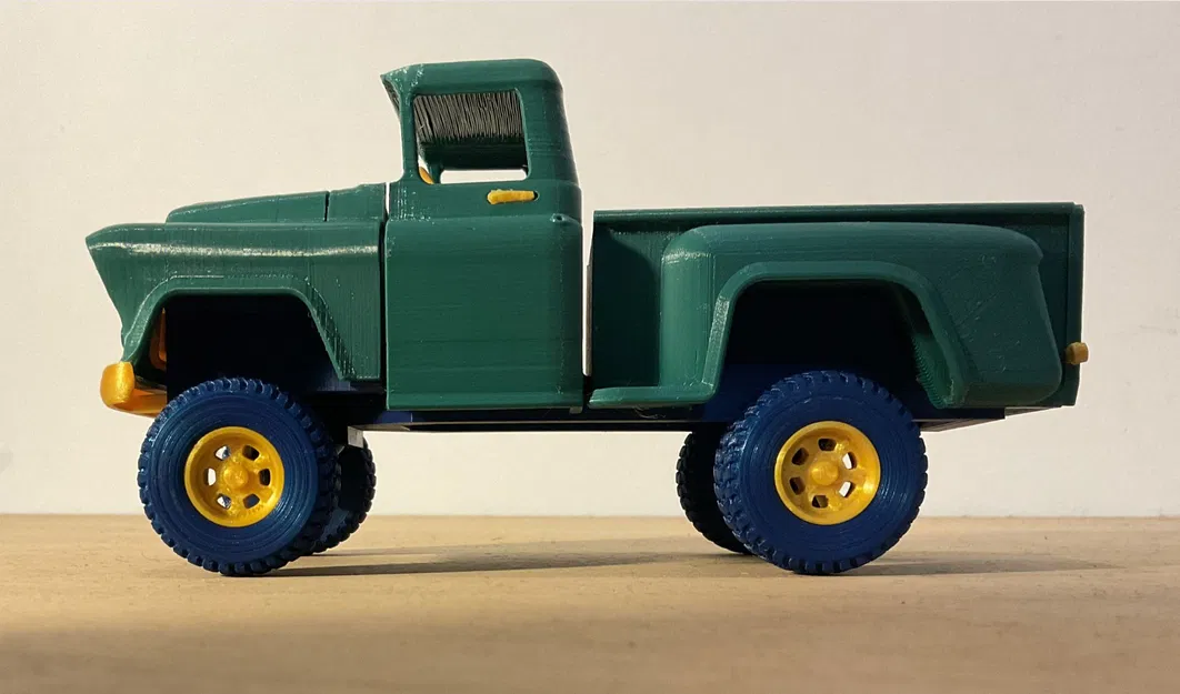 Xe tải Chevy 57' mô hình đồ chơi chi tiết - Image 4