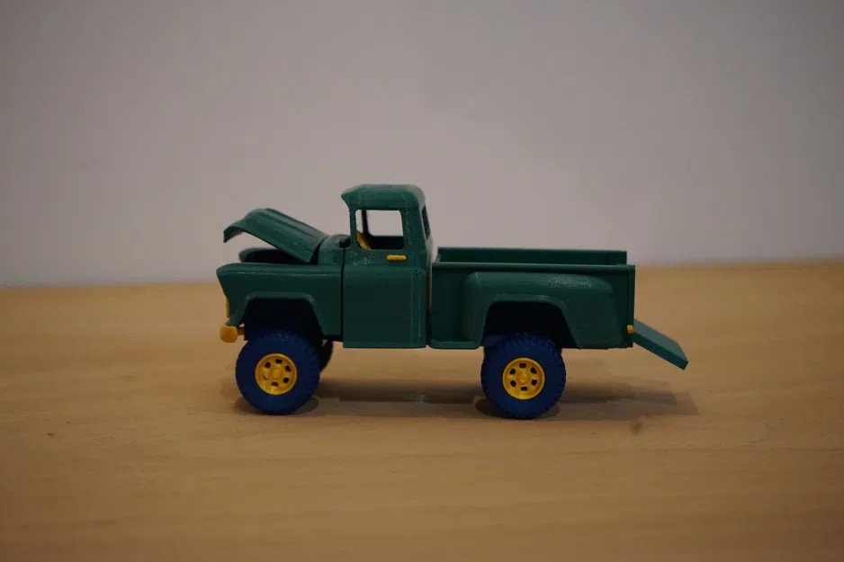 Xe tải Chevy 57' mô hình đồ chơi chi tiết - Image 7