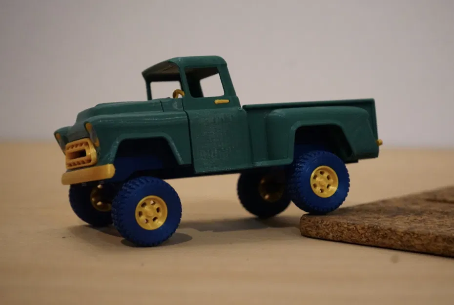 Xe tải Chevy 57' mô hình đồ chơi chi tiết - Image 8