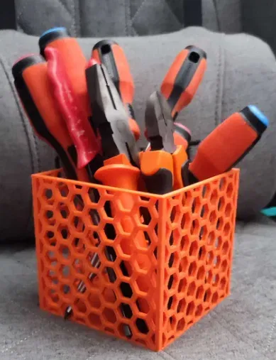 Giá đỡ bút hoặc dụng cụ hình lục giác - Image 1