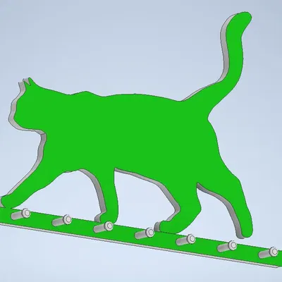 Mèo treo đồ ngộ nghĩnh cho không gian sống