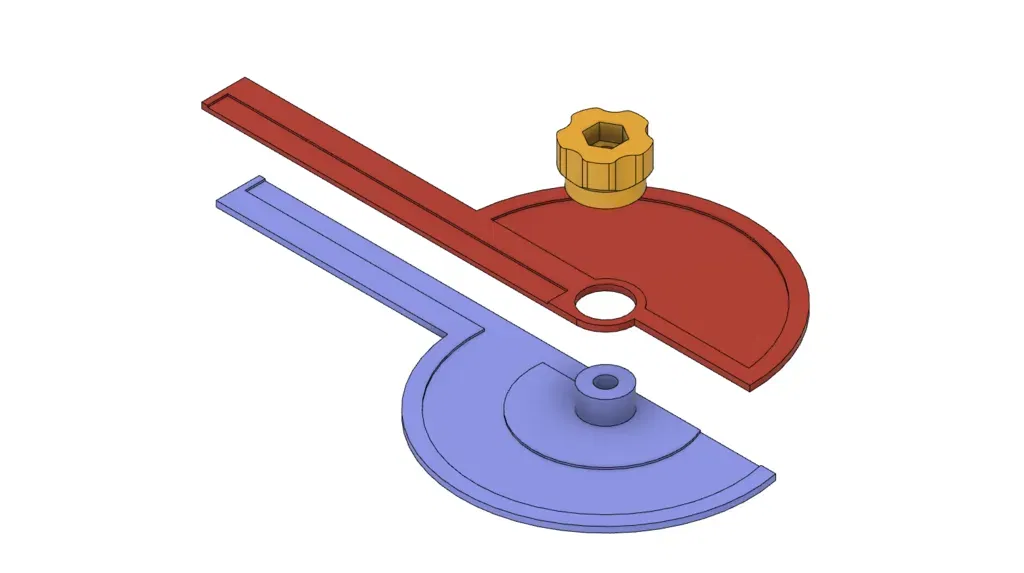 Goniometro với thiết kế tùy chỉnh và tay nắm M6x20 - Image 3