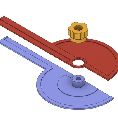 Goniometro với thiết kế tùy chỉnh và tay nắm M6x20