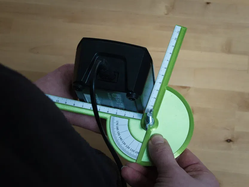 Thước đo góc chính xác cho các góc ngoài và cạnh tròn - Image 3