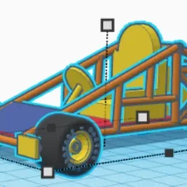 Mô hình xe go-kart không thể di chuyển