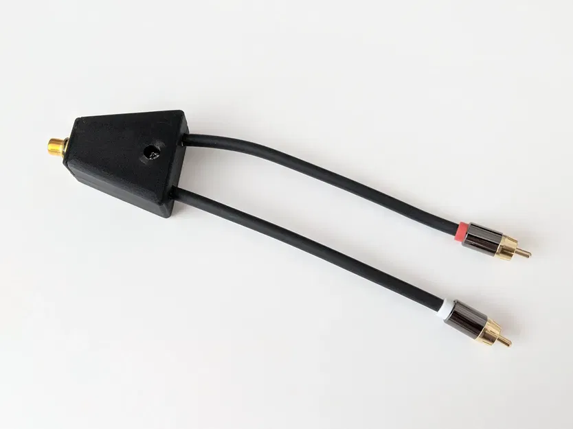 Bộ chuyển đổi RCA Y cho subwoofer từ stereo sang mono - Image 1