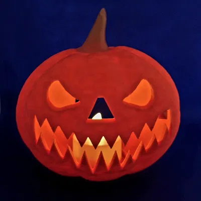 Đèn trang trí bí ngô đáng sợ cho mùa Halloween