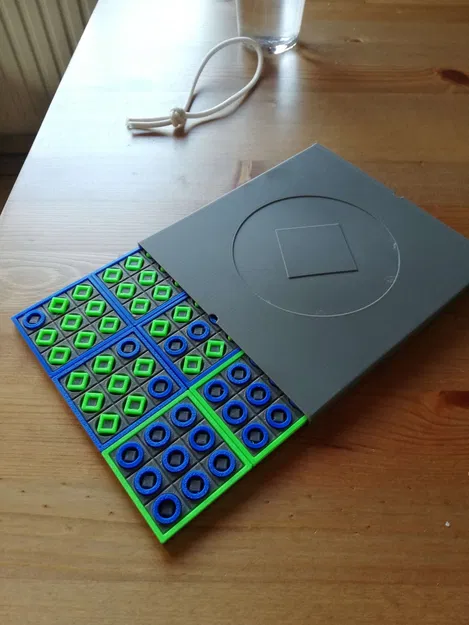 Bảng trò chơi Super Tic Tac Toe mini gọn nhẹ - Image 2