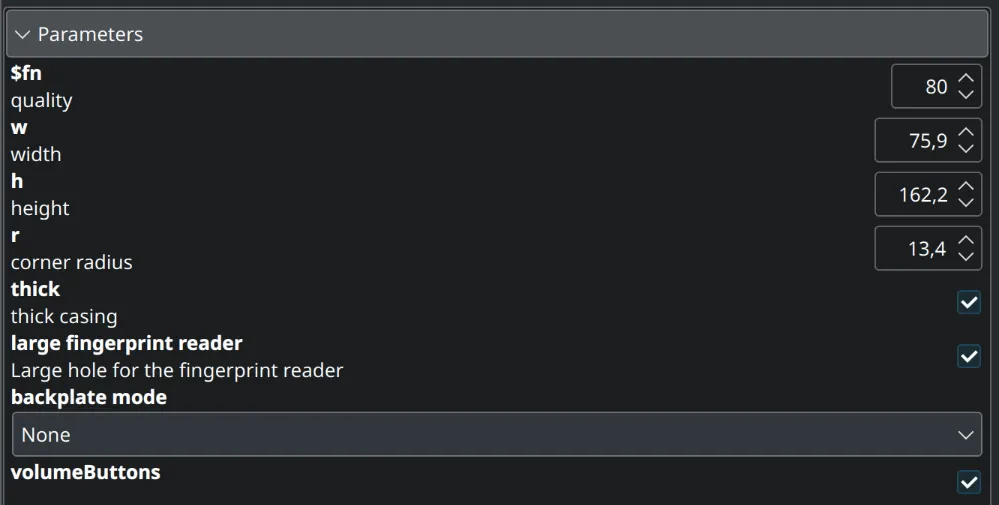 Vỏ tùy chỉnh cho Fairphone 5 với OpenScad - Image 5