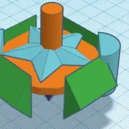 Đỉnh chiến đấu vui nhộn để xoay và chiến đấu