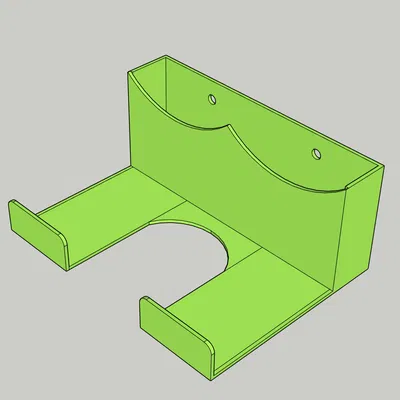 Giá đỡ máy sấy tóc thiết kế cho phòng tắm