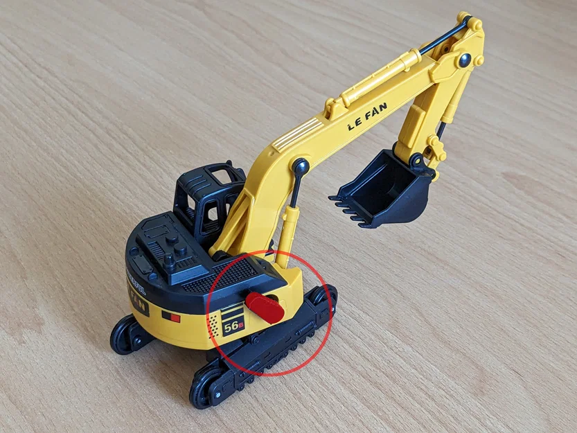 Páčka điều khiển lưỡi gà cho máy xúc mini - Image 1